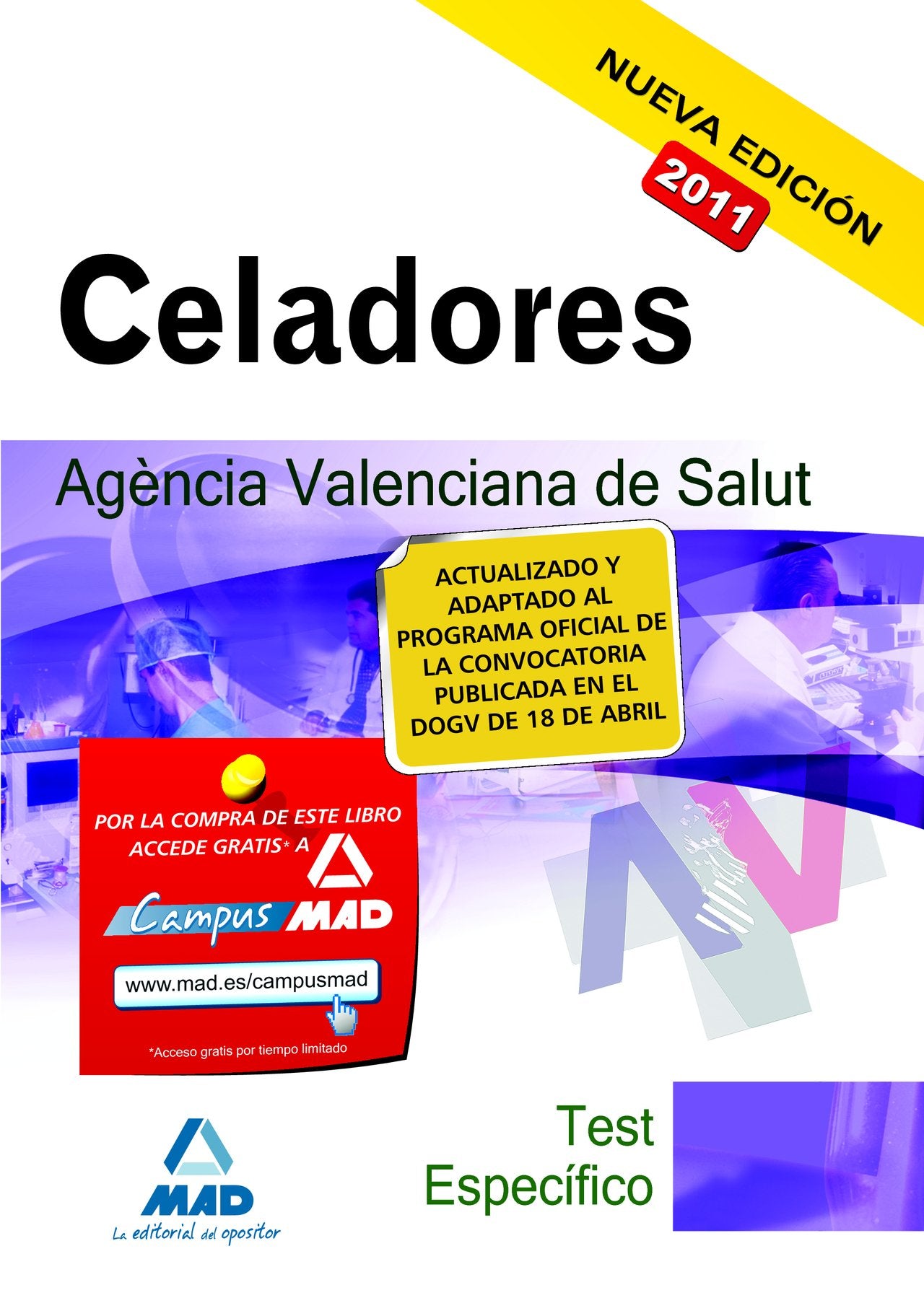 Celadores de la agencia valenciana de salud. Test de la parte específica book
