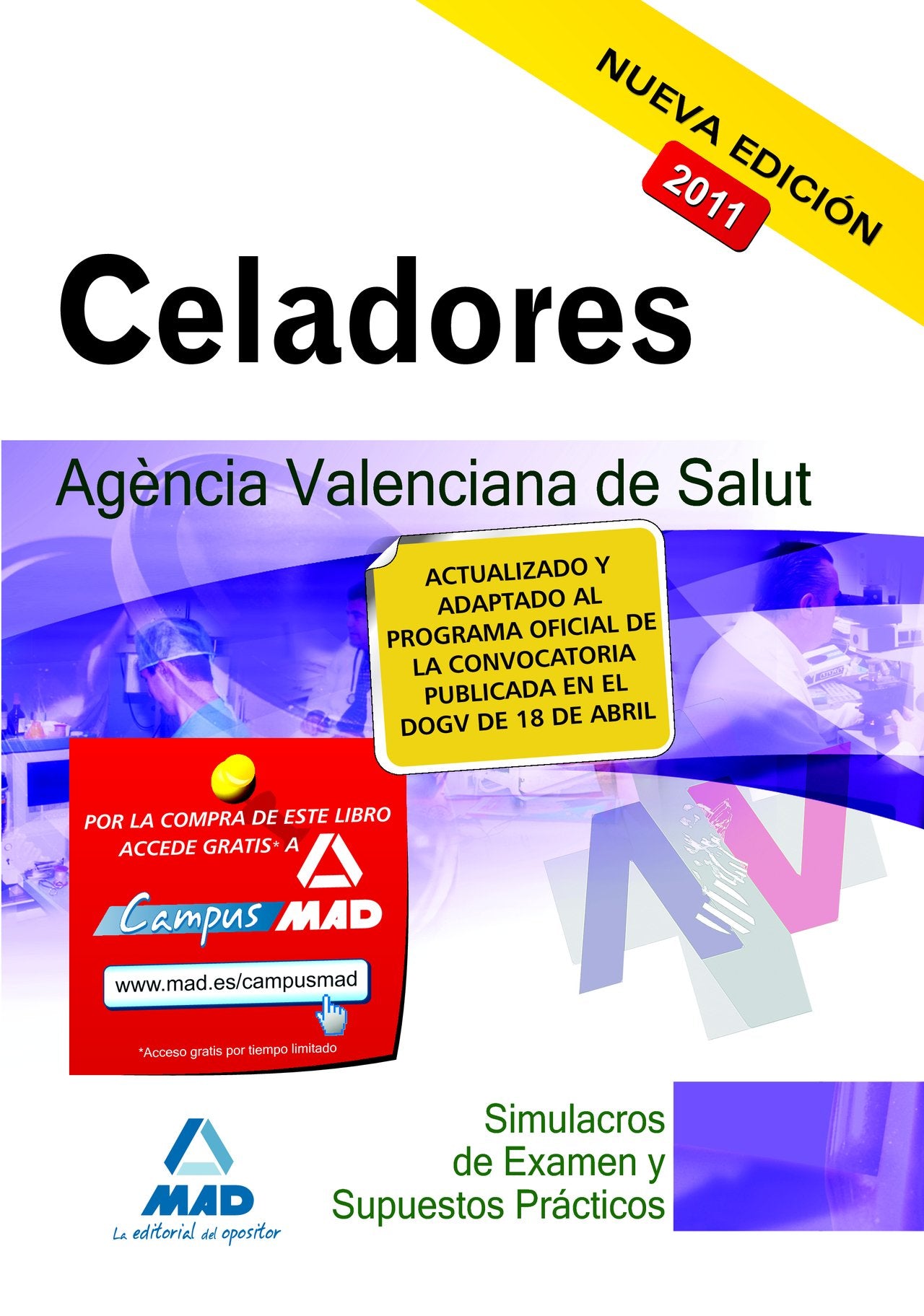 Celadores de la Agencia Valenciana de Salut. Simulacros de Examen y Supuestos Prácticos book