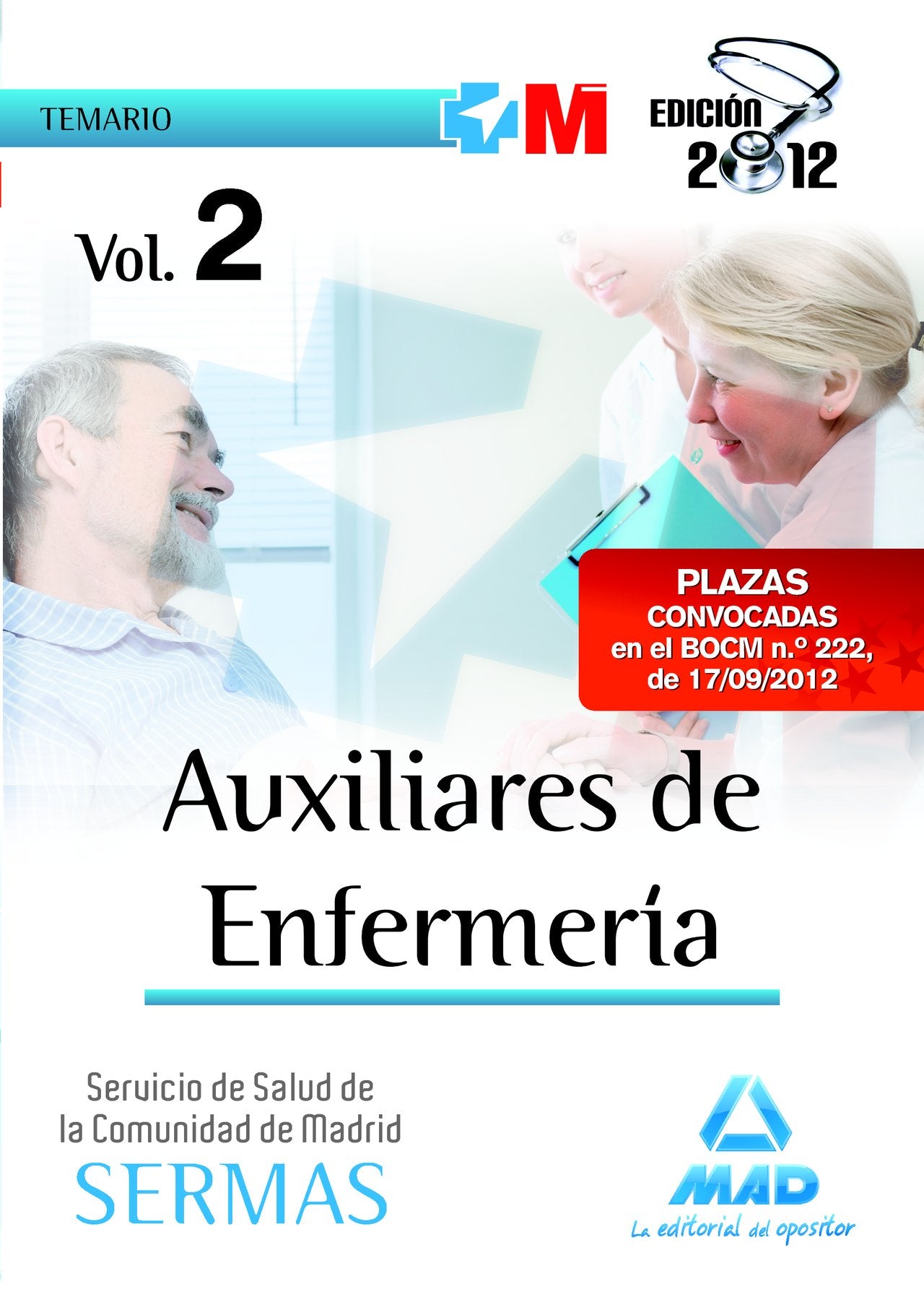 Auxiliares de Enfermería del Servicio de Salud de la Comunidad de Madrid. Temario Volumen 2 book