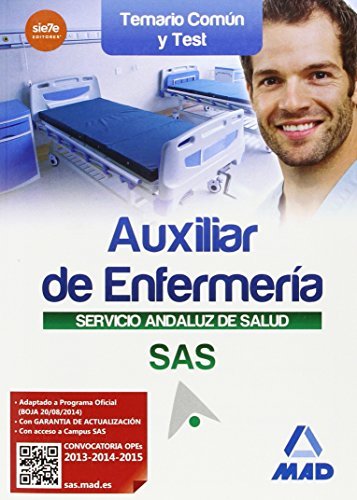 Auxiliar Enfermería del Servicio Andaluz de Salud. Temario común y test Edicion Colectivos book