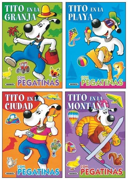 Tito se divierte con pegatinas (4 títulos) book