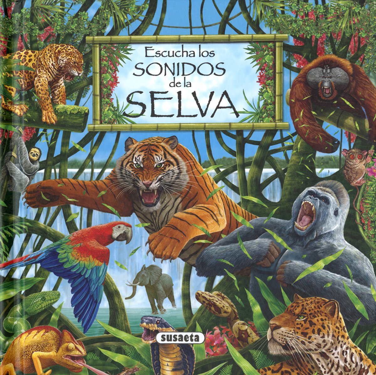 Escucha los sonidos de la selva/ Listen to the sounds of the jungle book
