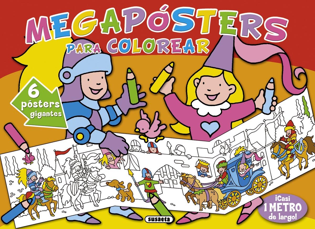 Megapósters para colorear Novels & Short Stories