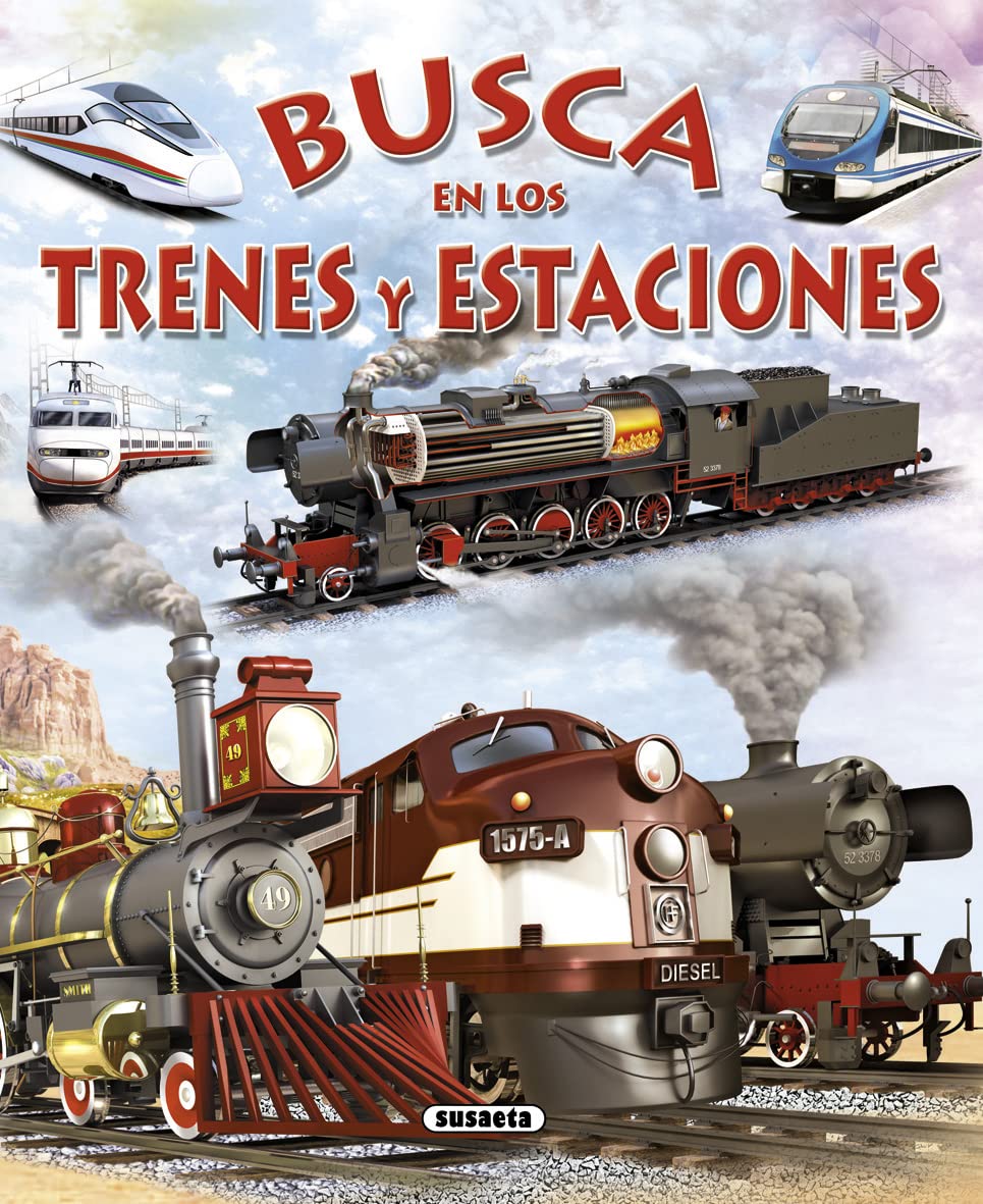 Busca en los trenes y estaciones/ Search on trains and stations book