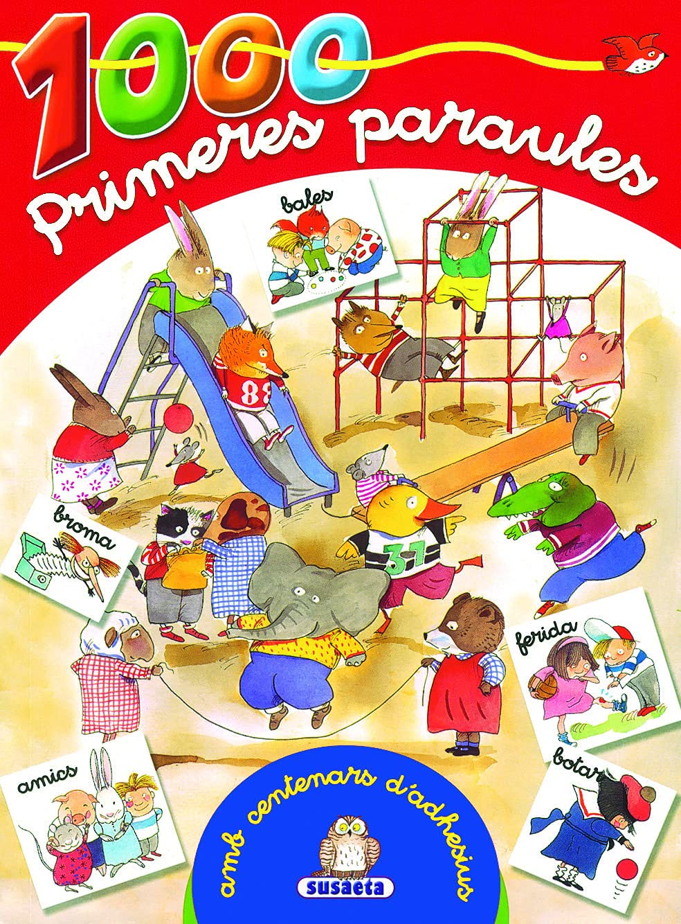 1000 Primeres paraules - rojo - amb centenars d'adhesius Non-fiction