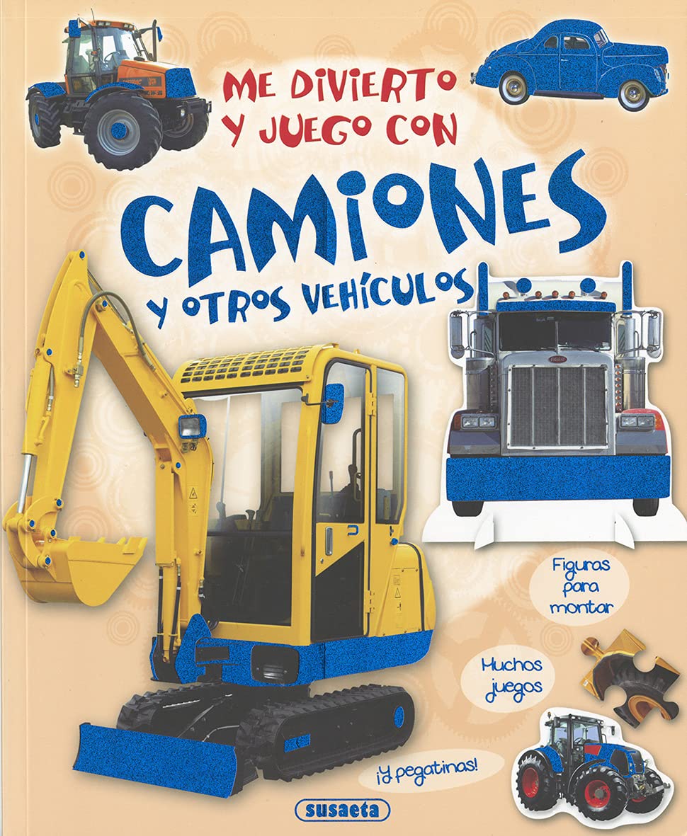 Me divierto y juego con camiones y otros vehículos book