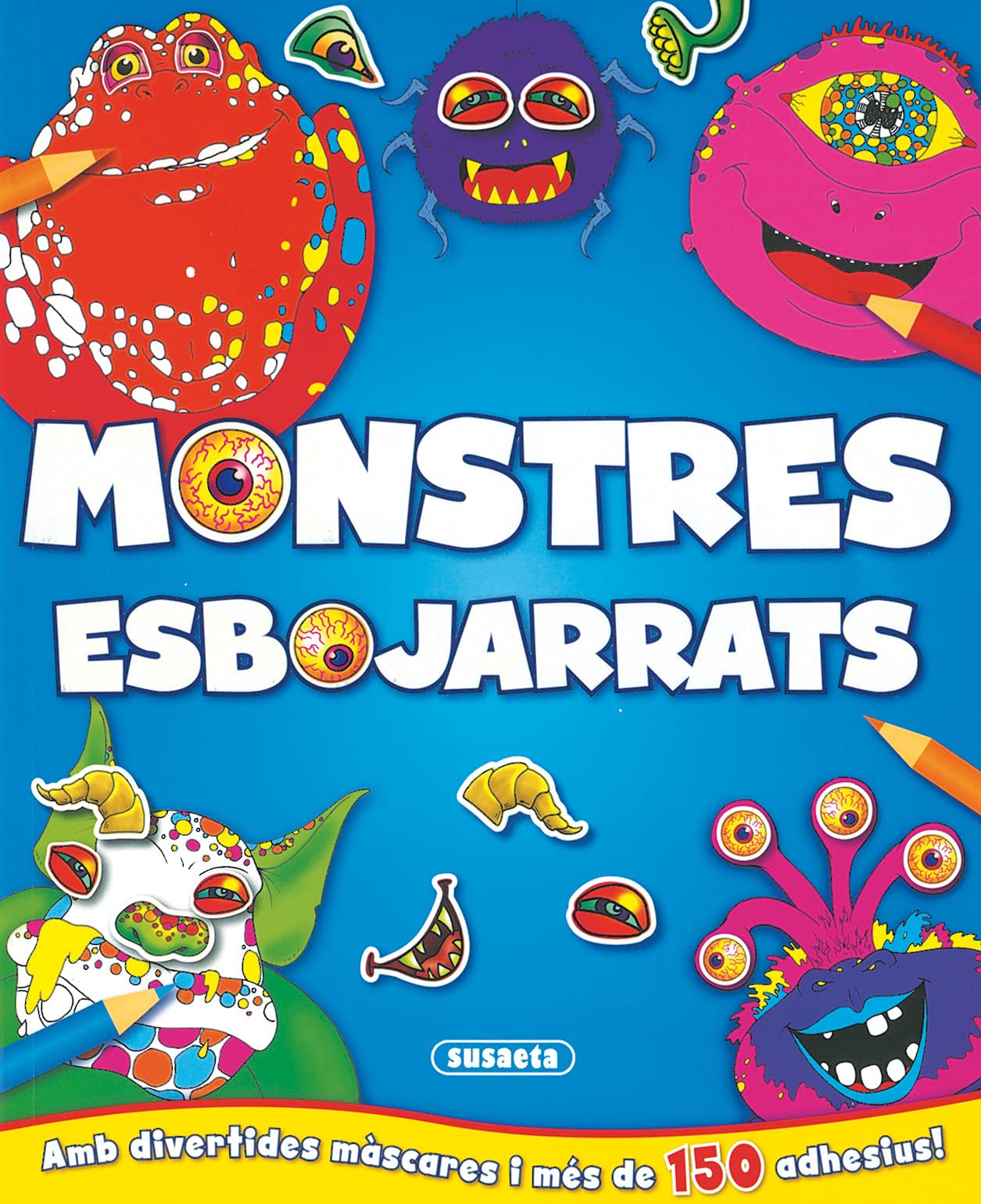 Monstres esbojarrats amb màscares i adhesius Tiptoi & Games