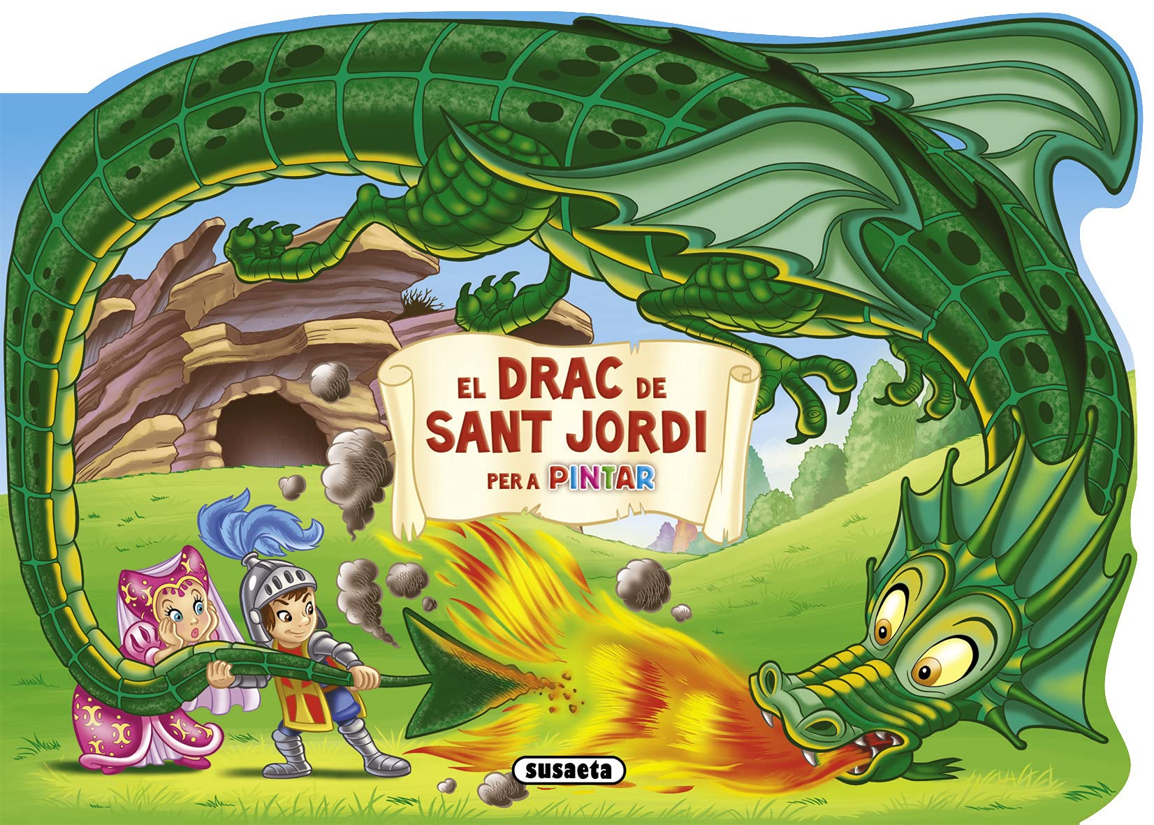 El drac de Sant Jordi per a pintar book