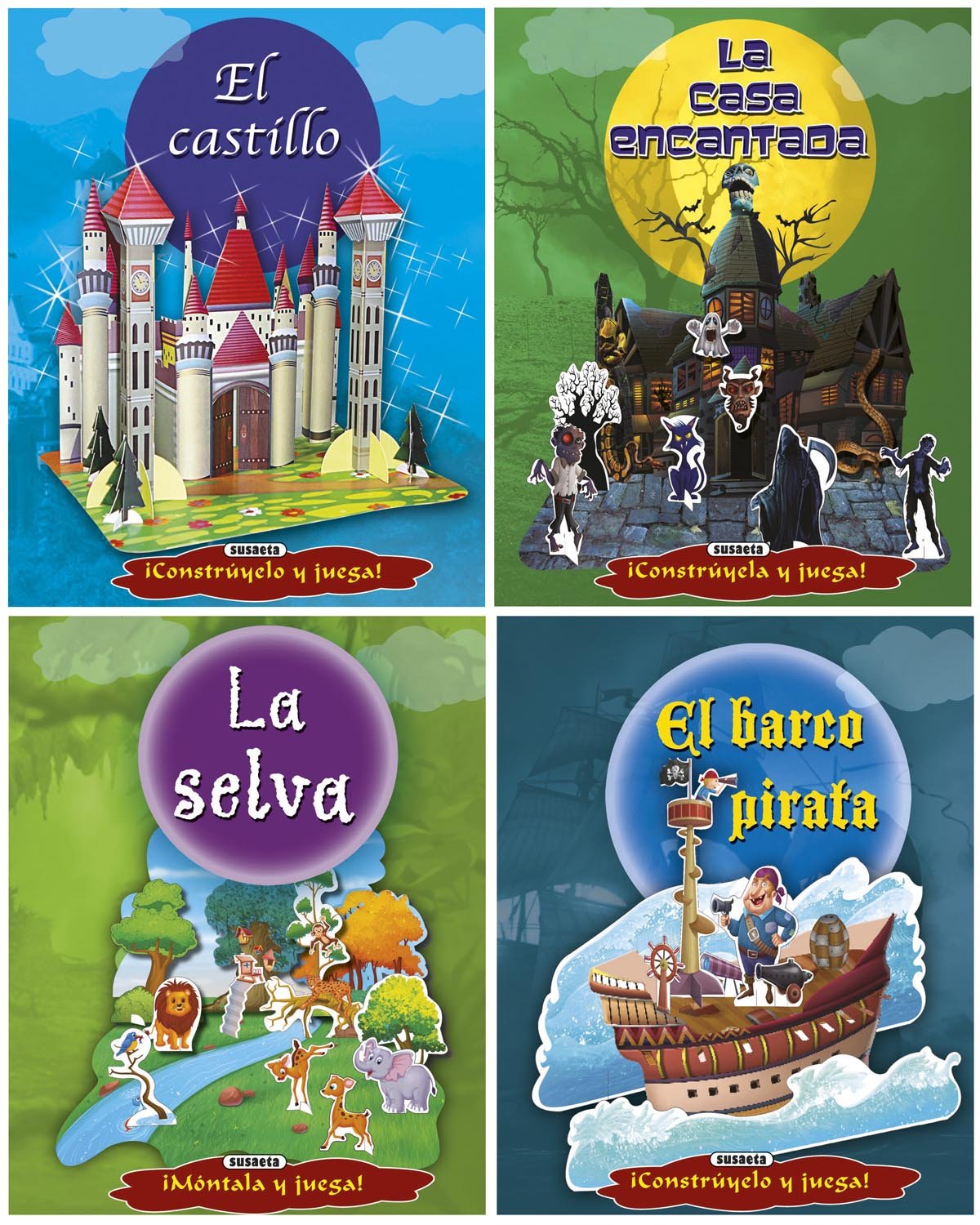 Construye y juega (4 títulos) Tiptoi & Games