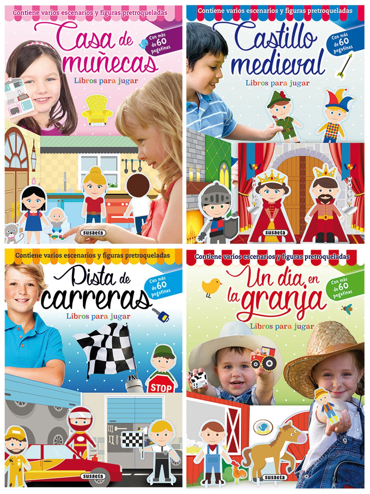 Libros para jugar (4 títulos) book