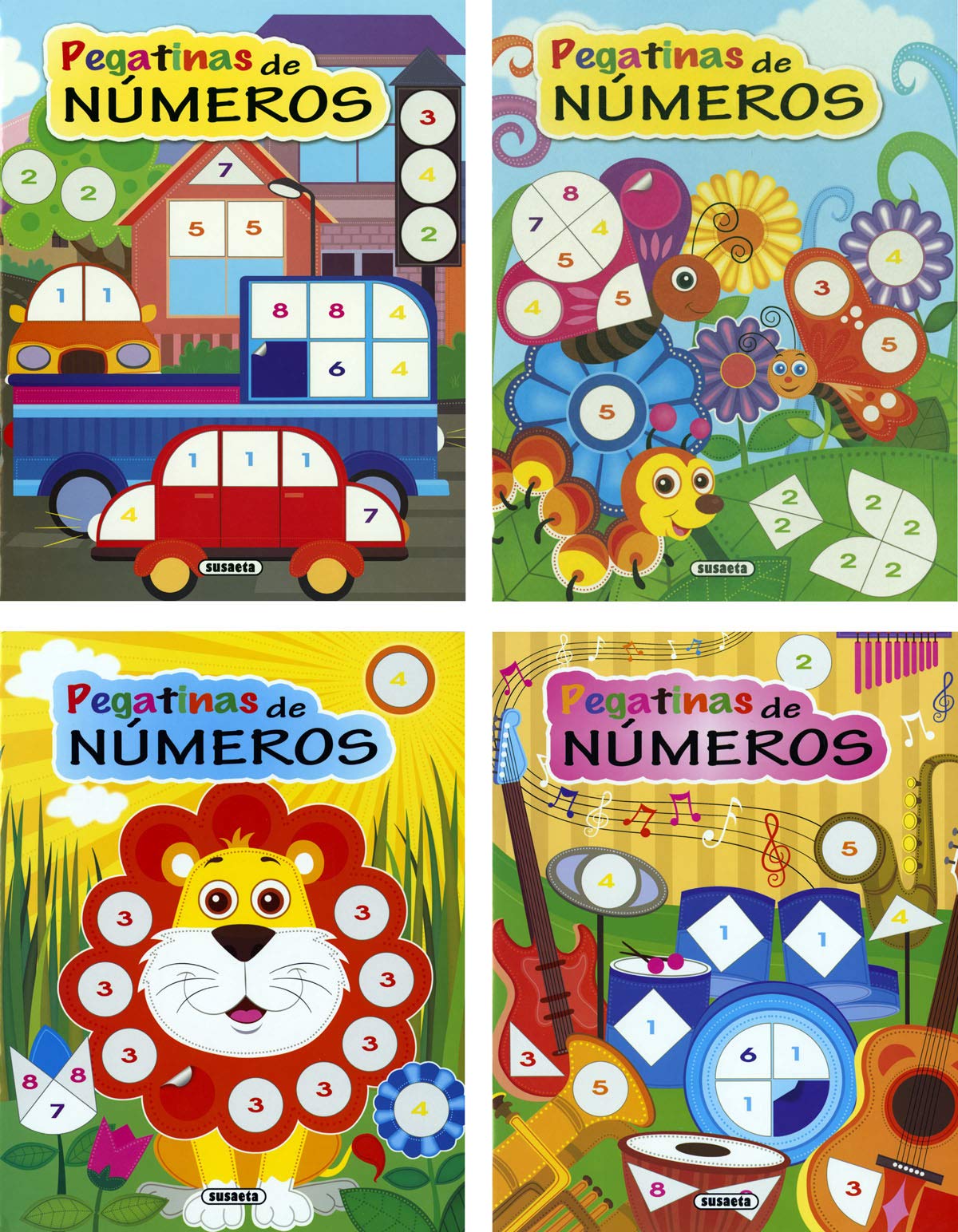 Pegatinas de números (4 títulos) Tiptoi & Games