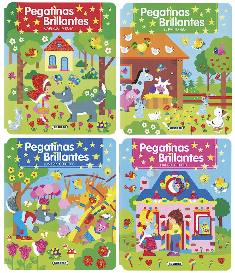 Pegatinas brillantes (4 títulos) book