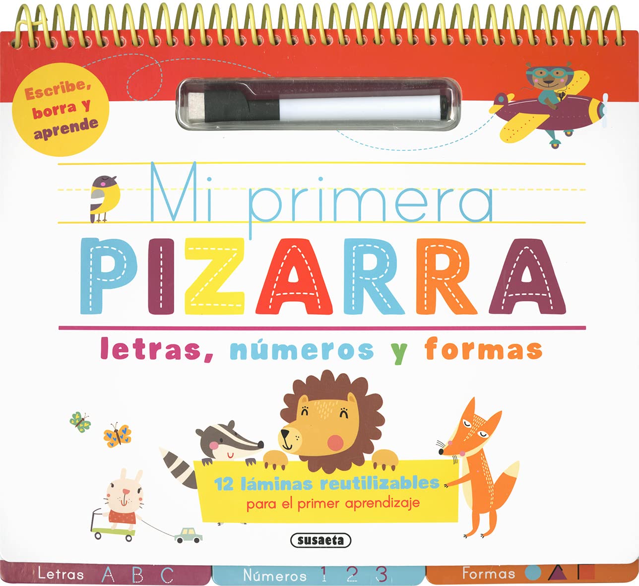 Mi primera pizarra de letras, números y formas (Mi primera pizarra para escribir) Social Sciences