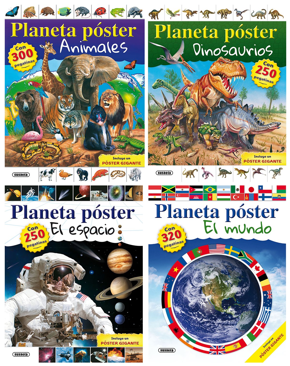 Planeta póster (4 títulos) book