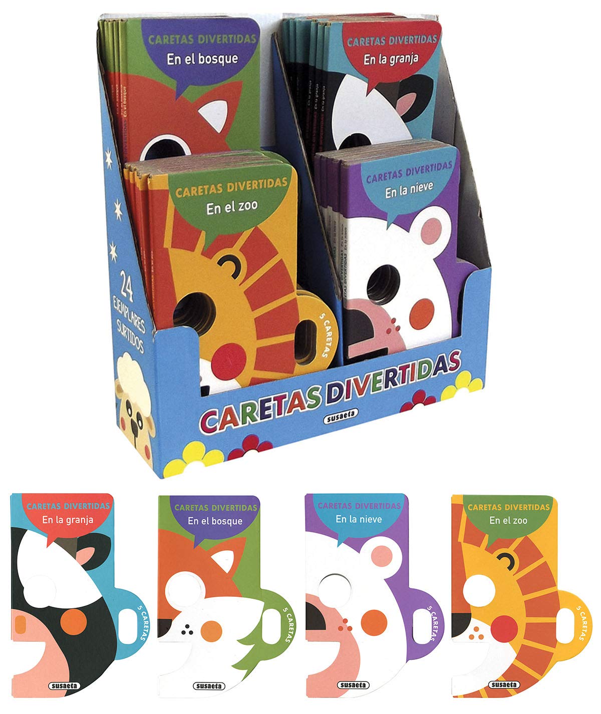 Caretas divertidas (4 títulos) book