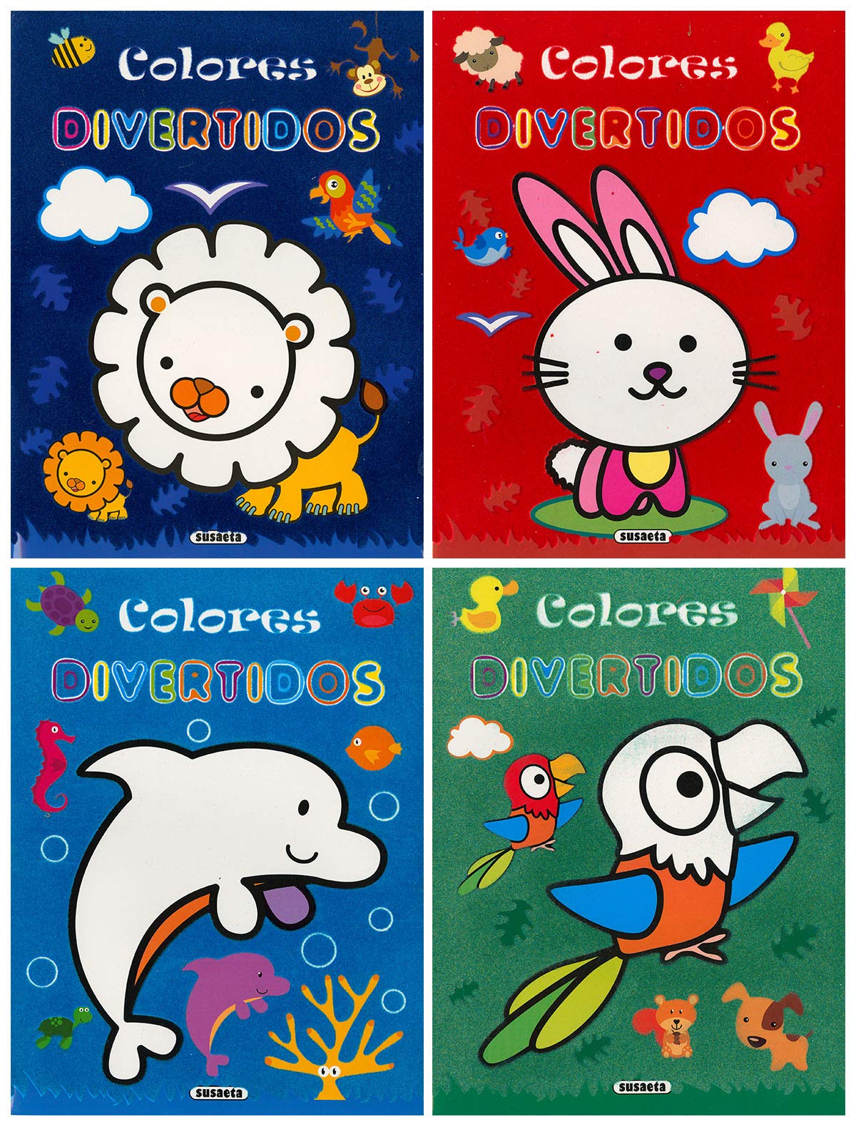 Colores divertidos (4 títulos) book