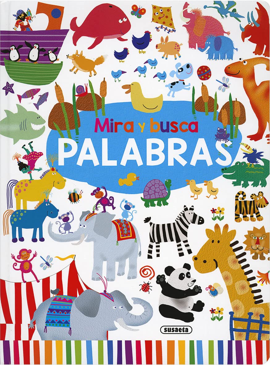 Mira y busca palabras book