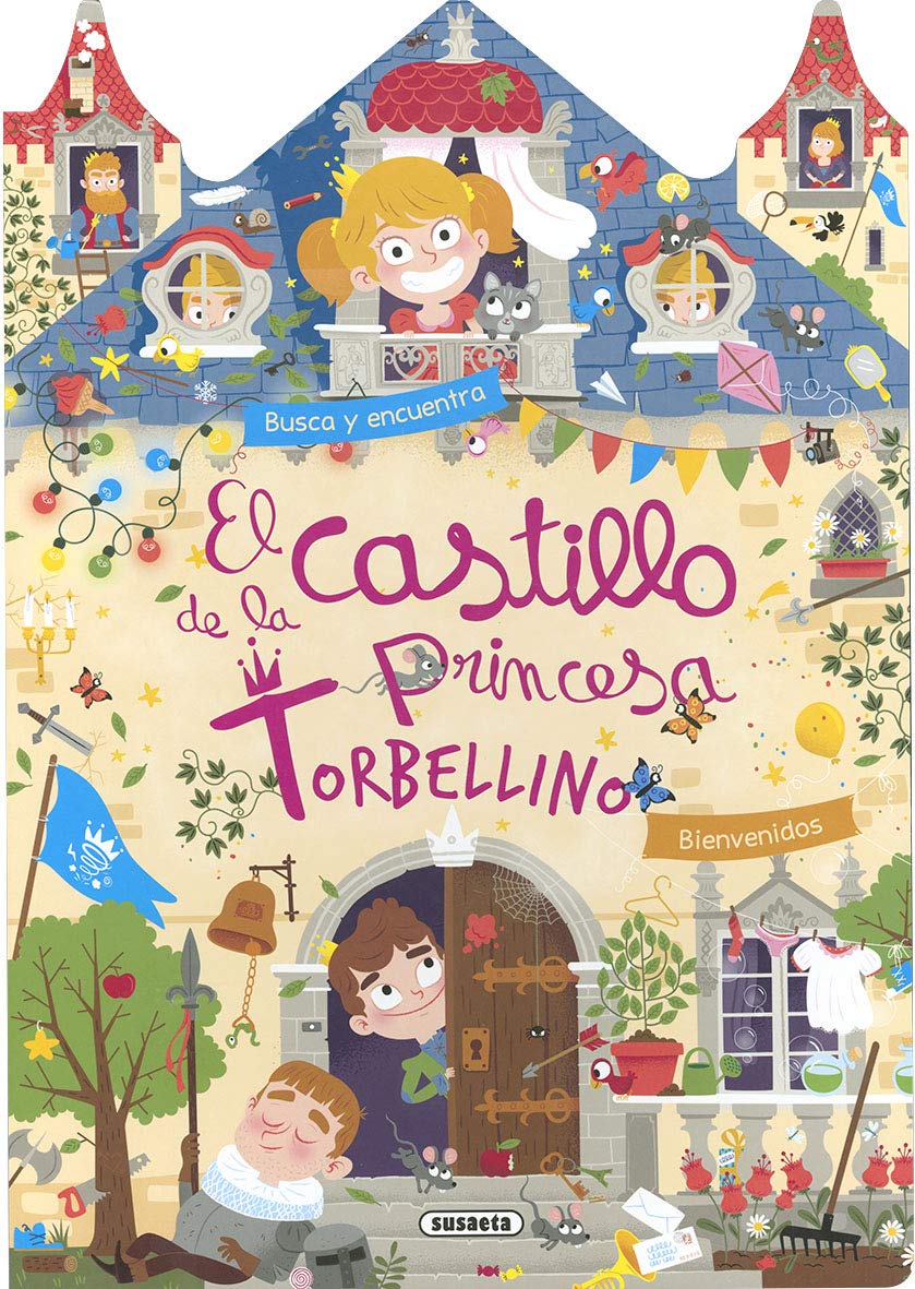 El castillo de la princesa Torbellino (Busca y encuentra en el castillo) Children's books