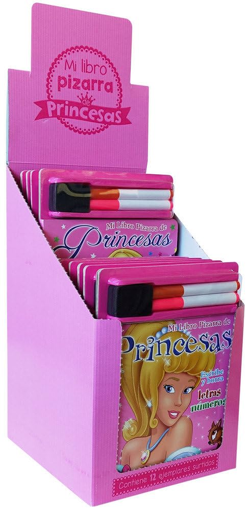 Mi libro pizarra de princesas estuche con 12 ejemplares Tiptoi & Games
