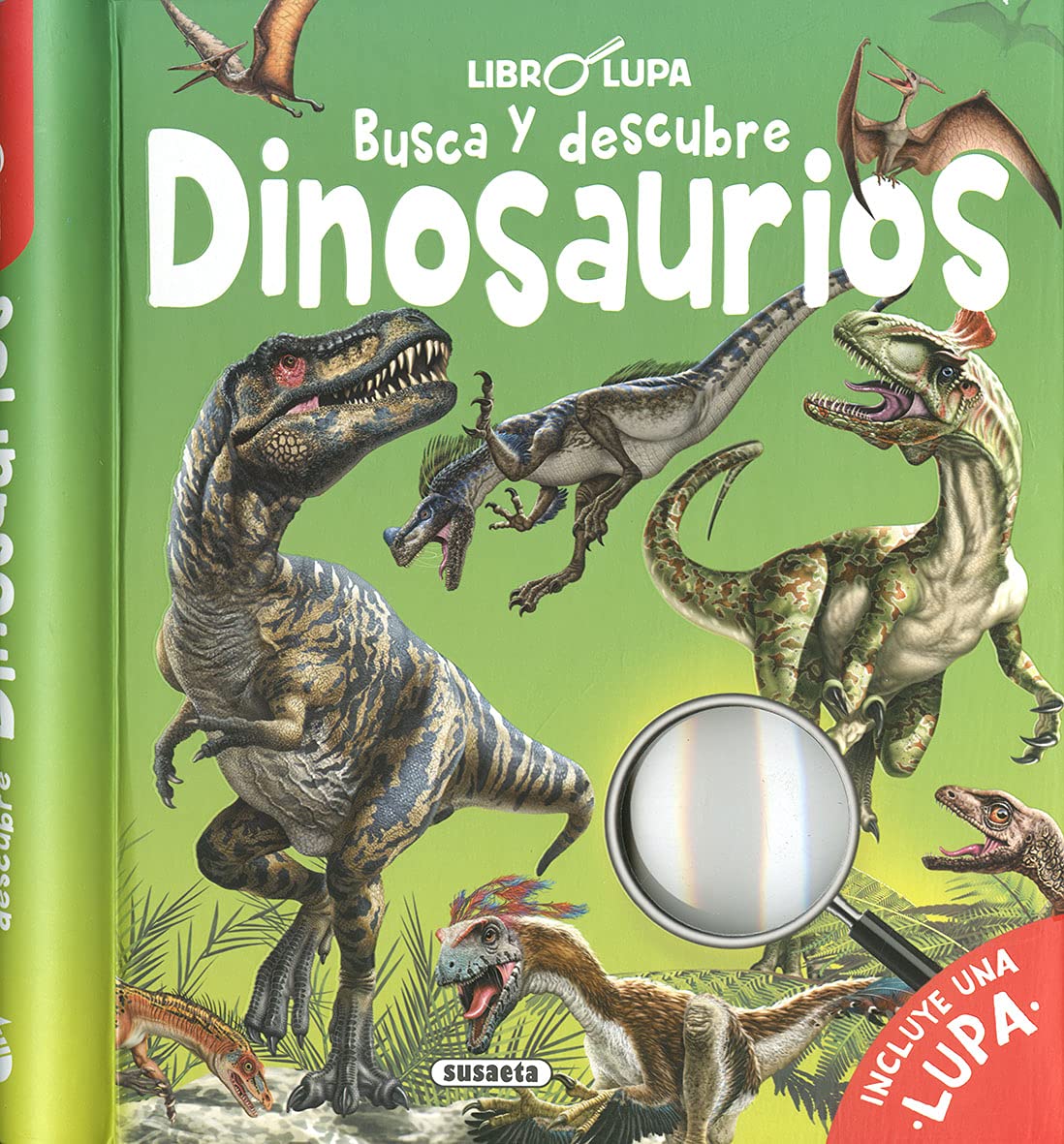 Busca y descubre dinosaurios book
