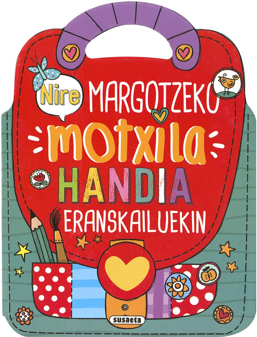 Nire margotzeko motxilla handia eranskailuekin (Nire pegatina-motxila) Tiptoi & Games