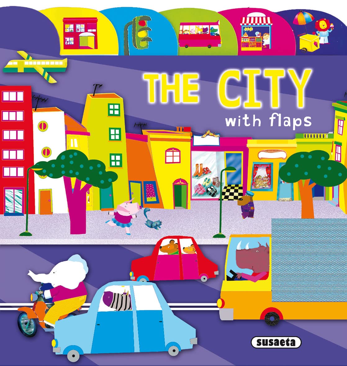 The city (Lift-the-Flap Tab book) Tiptoi & Games