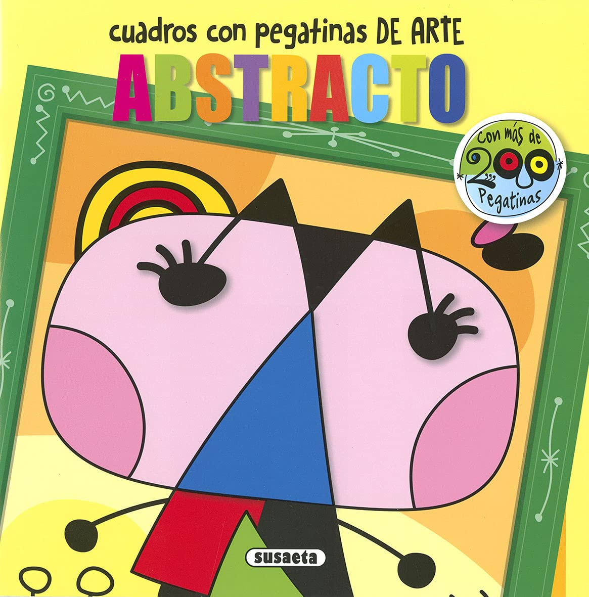 Arte abstracto (Cuadros con pegatinas) book