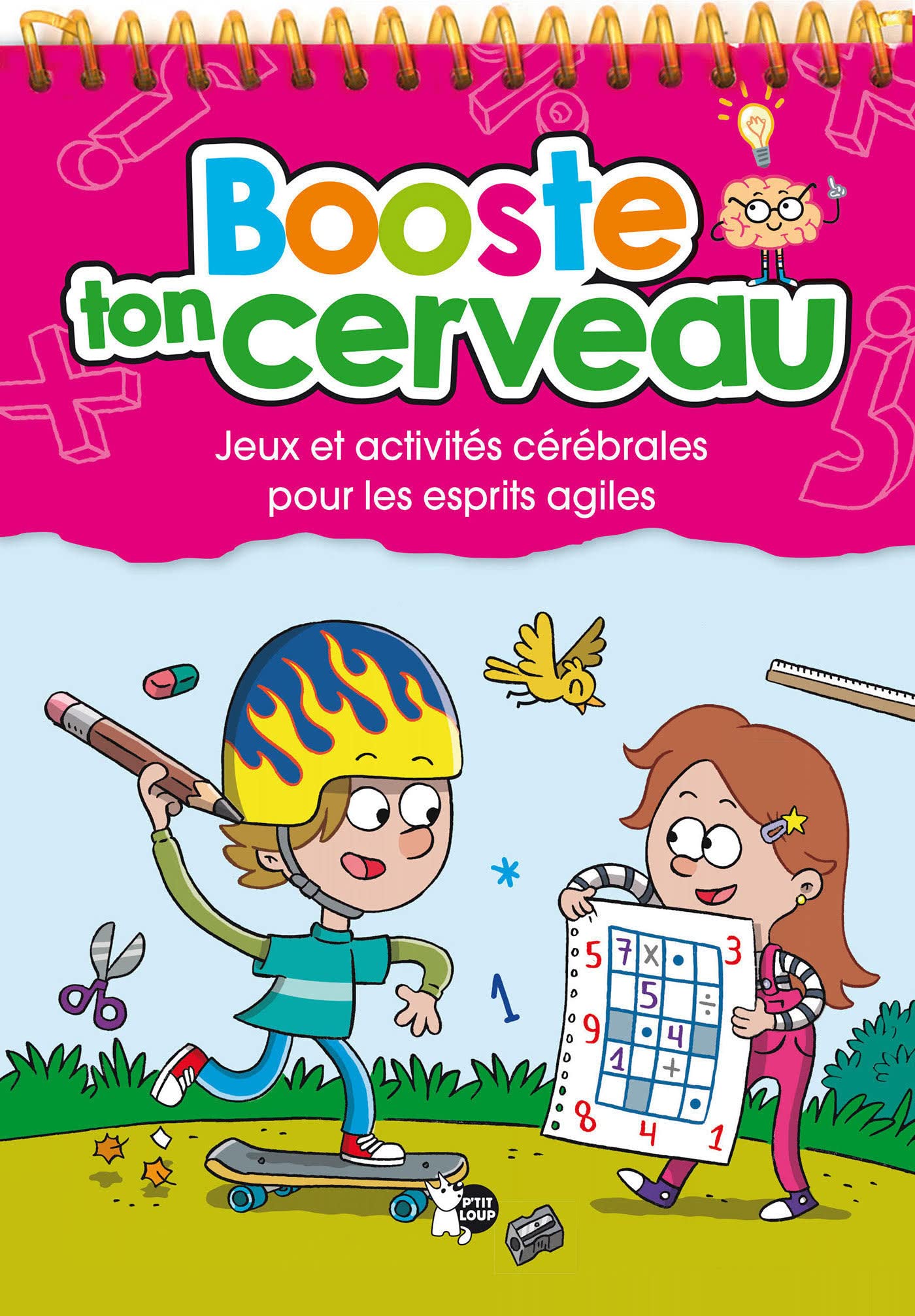 Jeux et activités cérébrales pour les esprits agiles (Bloc rose) book