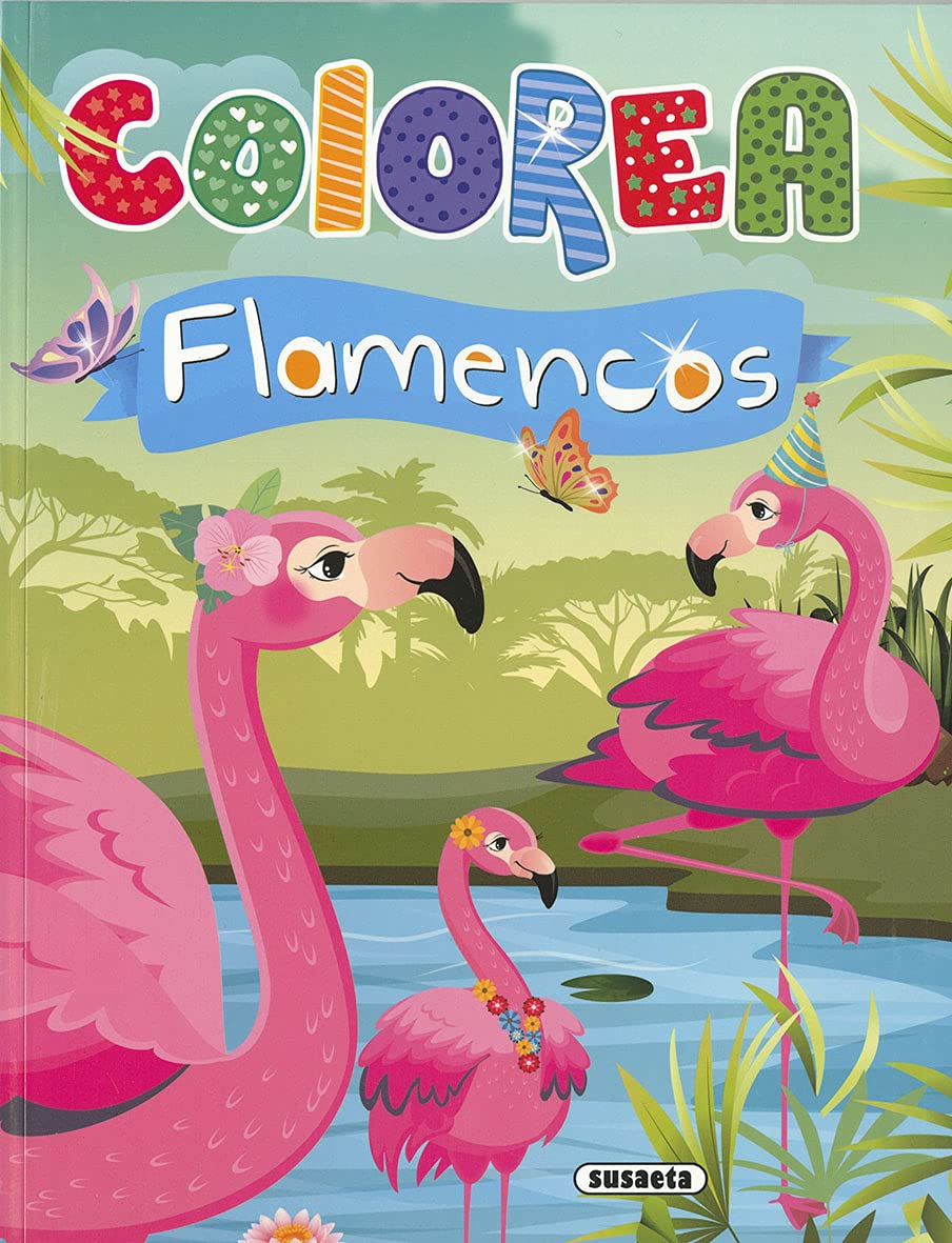 Colorea flamencos book