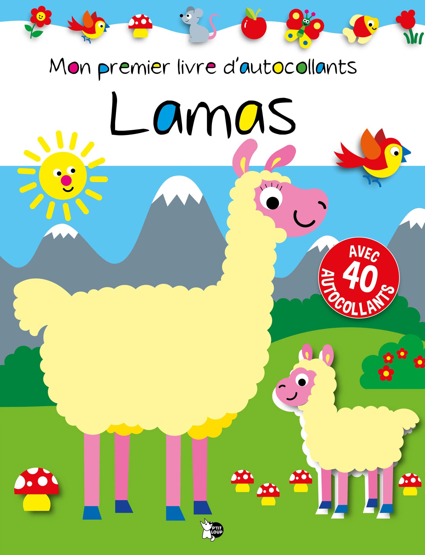 Lamas: Avec 40 autocollants Children's books