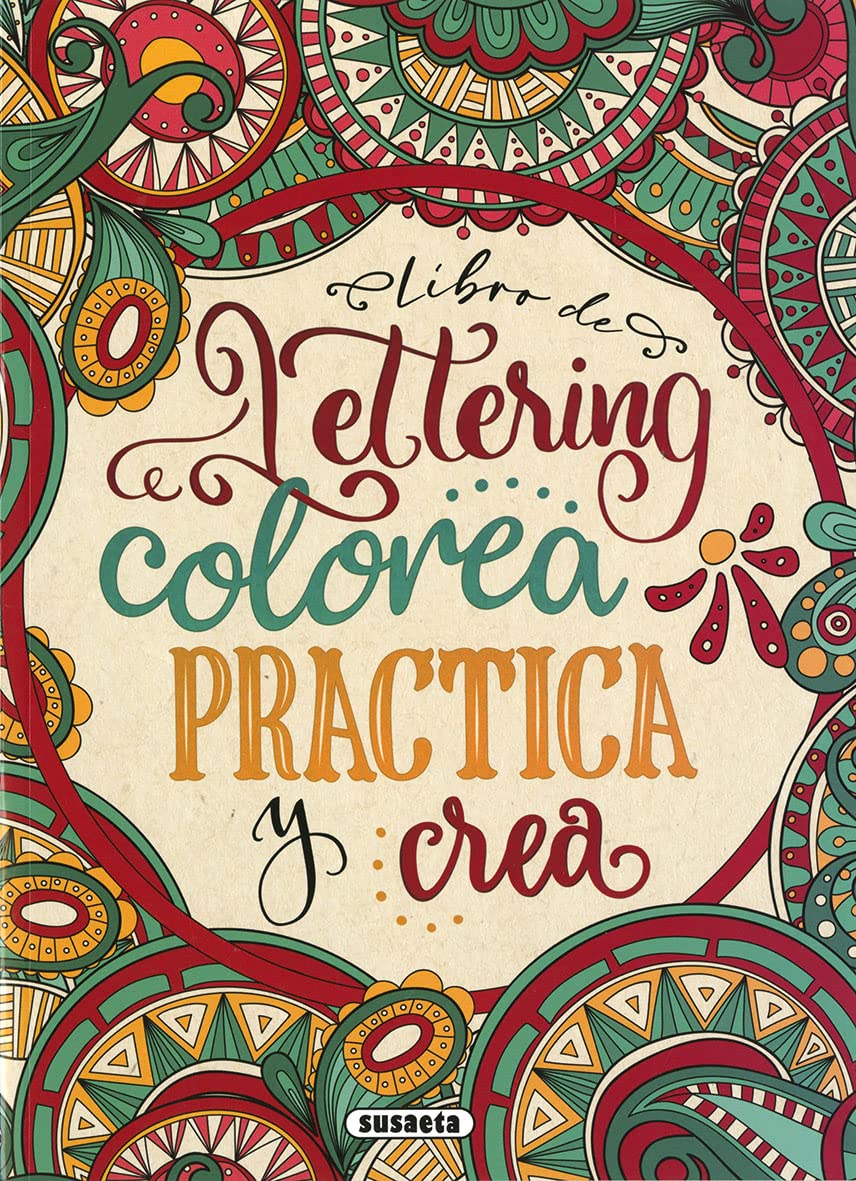 Libro de lettering. Colorea , practica y crea book