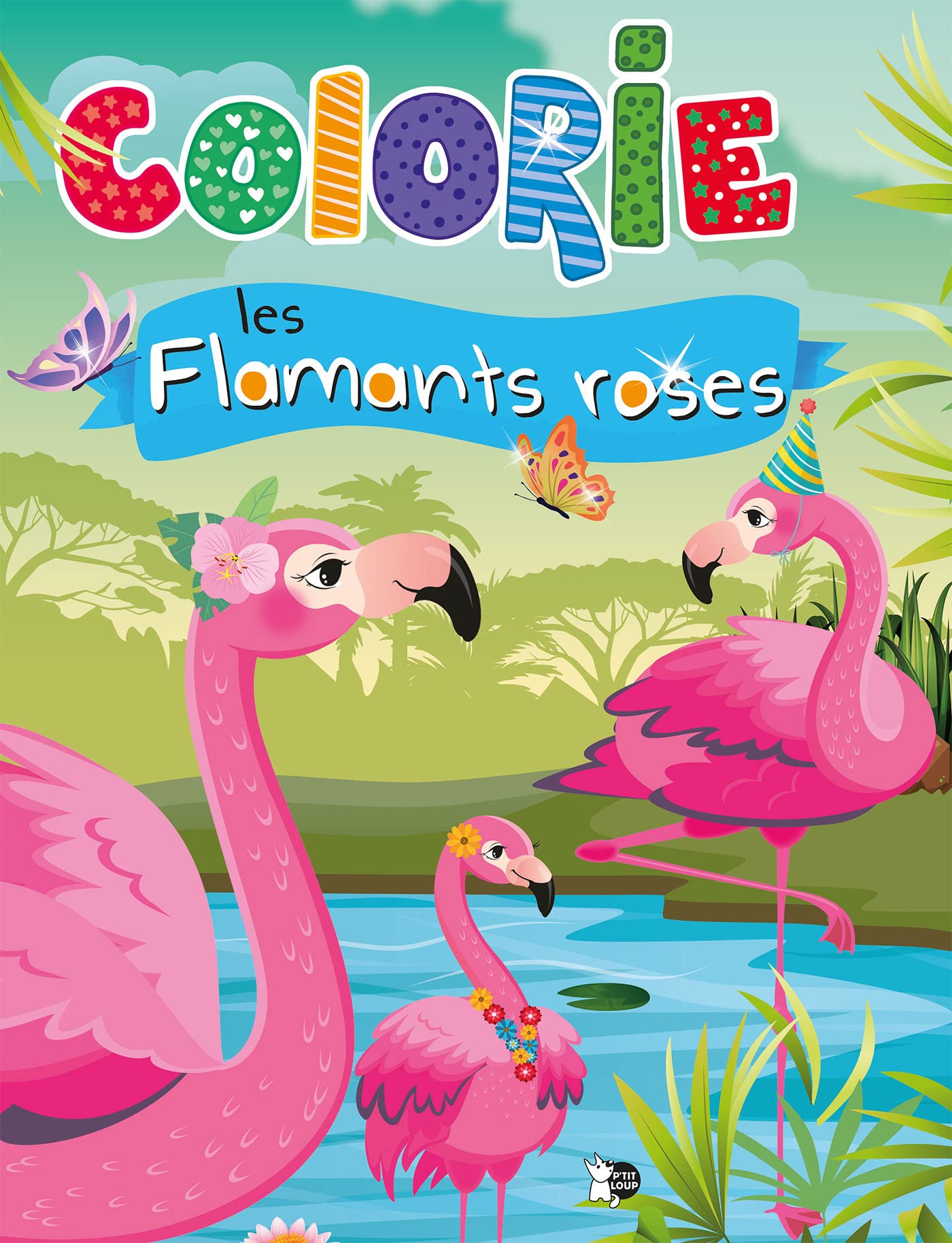Colorie les Flamants Roses book