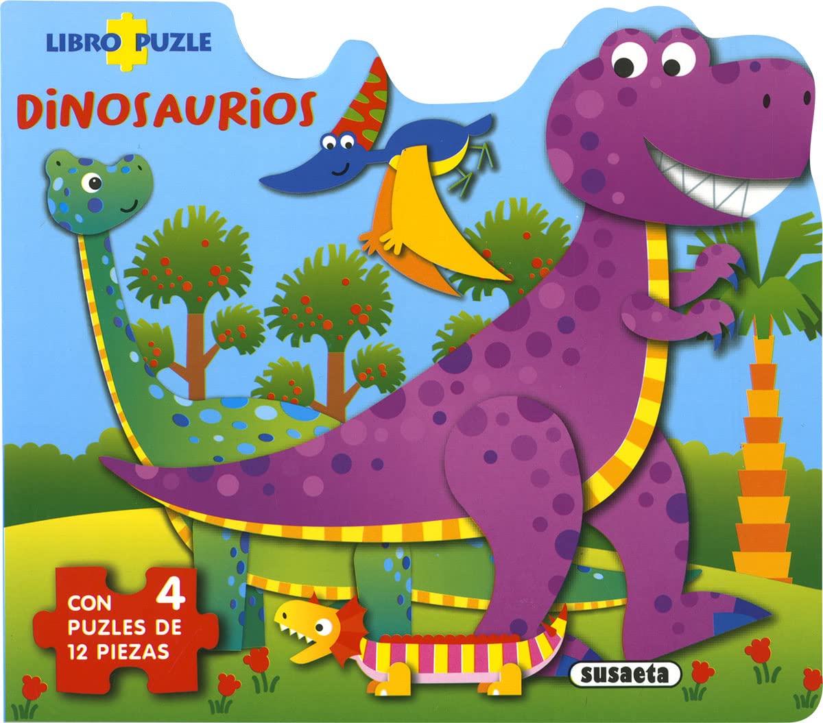 Dinosaurios (Mi primer libro puzle de 12 piezas) Tiptoi & Games
