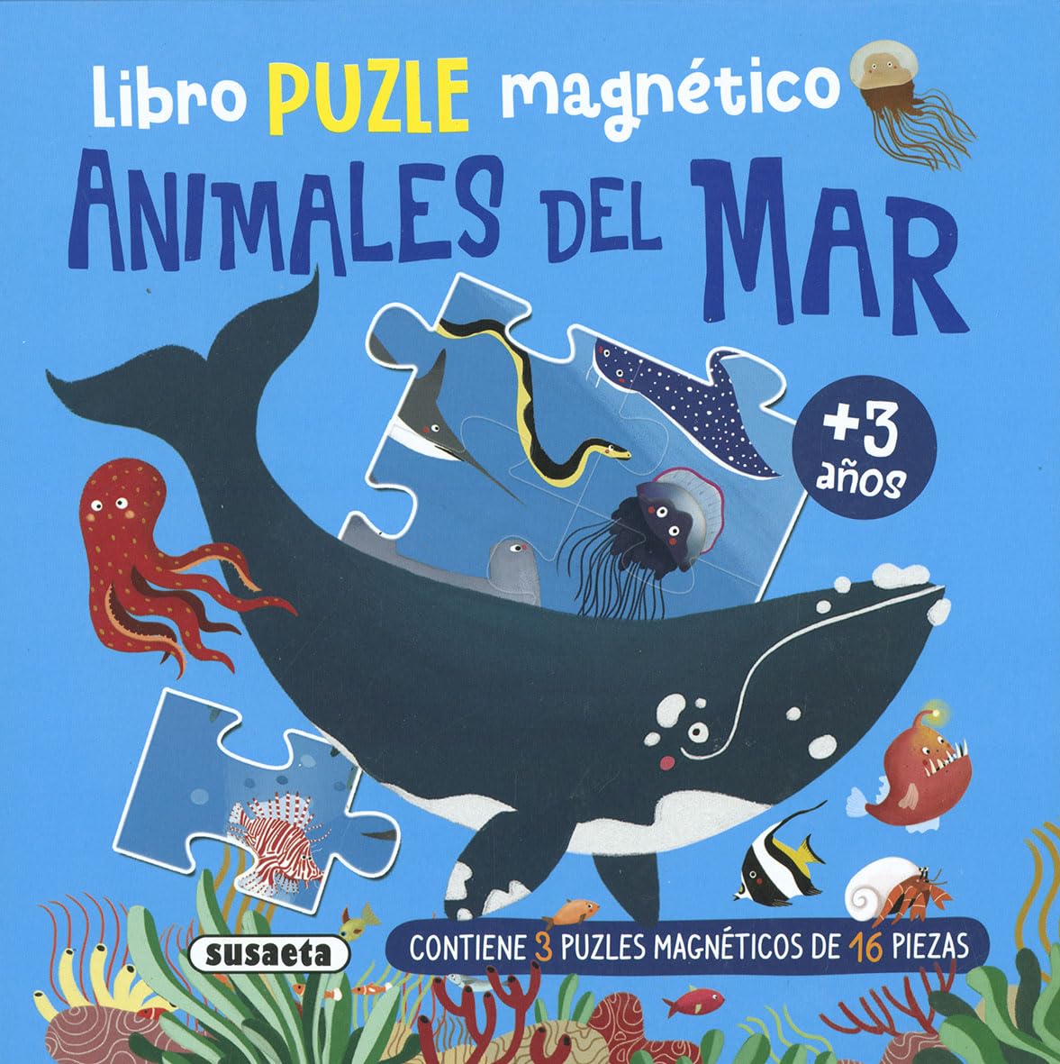 Libro puzle magnético. Animales del mar book
