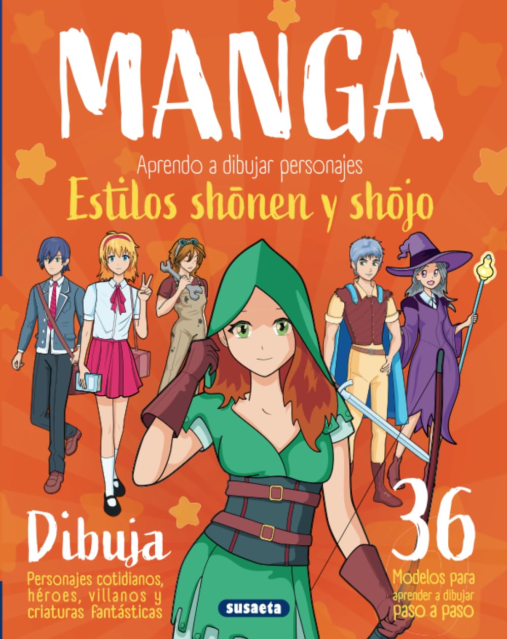 Manga. Aprendo a dibujar personajes estilos shonen y shojo book