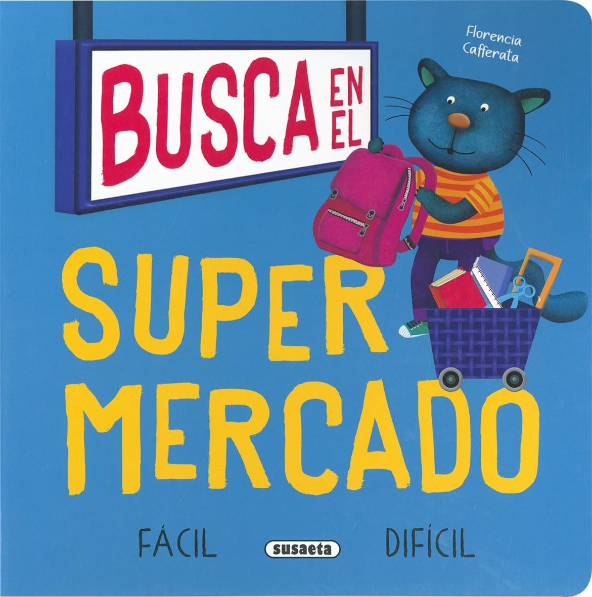 En el supermercado (Busca fácil y difícil) Children's books