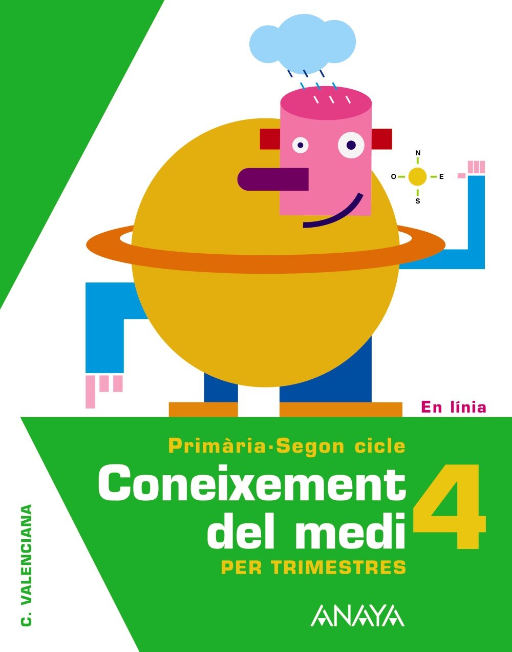 En Línia, coneixement del medi, 4 Educació Primària (Valencia) Books