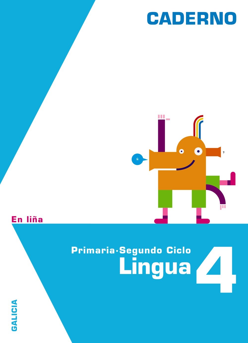 En Liña, lingua, 4 Educación Primaria (Galicia). Caderno Books