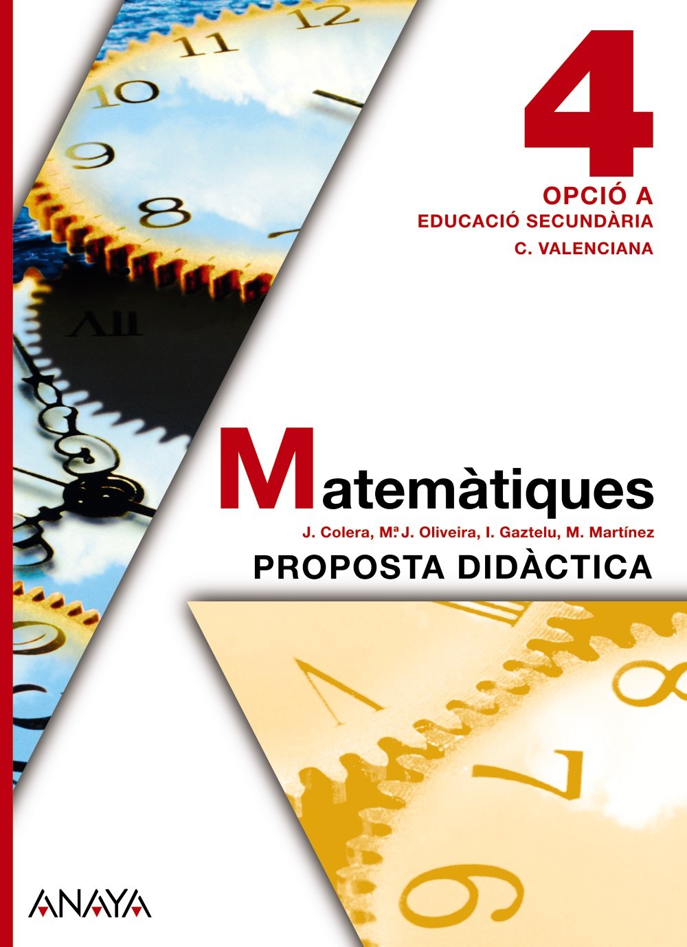 Matemàtiques 4. Opció A. Materia per al professorat. Books