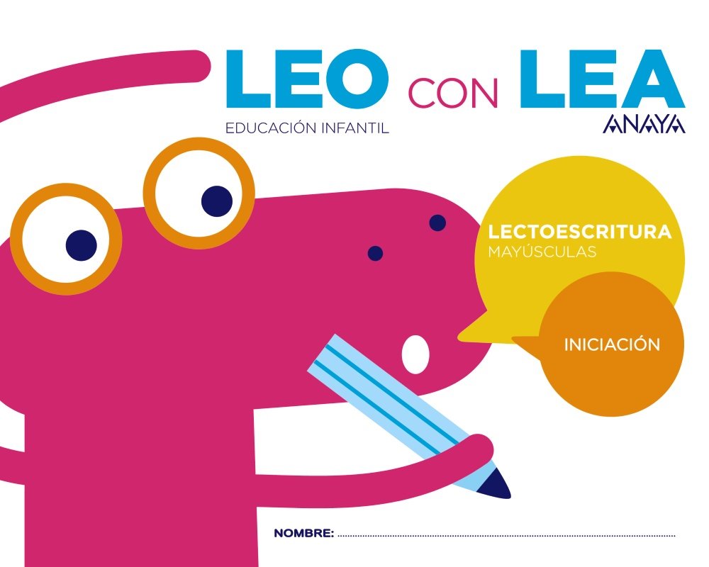 LEO CON LEA. Iniciación. Mayúsculas. book