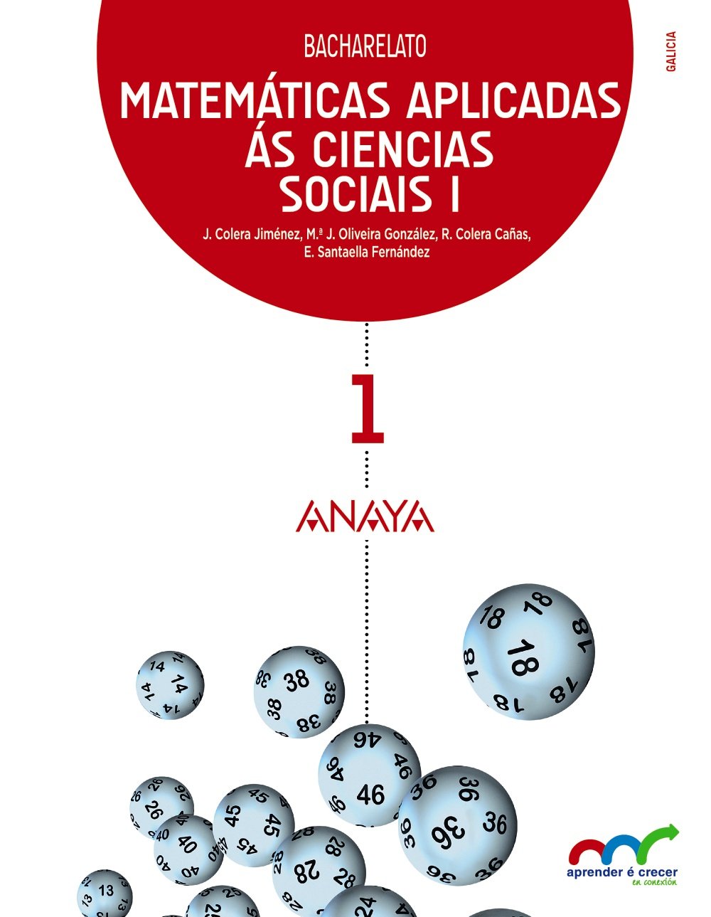 Aprender é Crecer en Conexión, matemáticas aplicadas ás ciencias sociais, 1 Bachillerato (Galicia) Learning & Reference