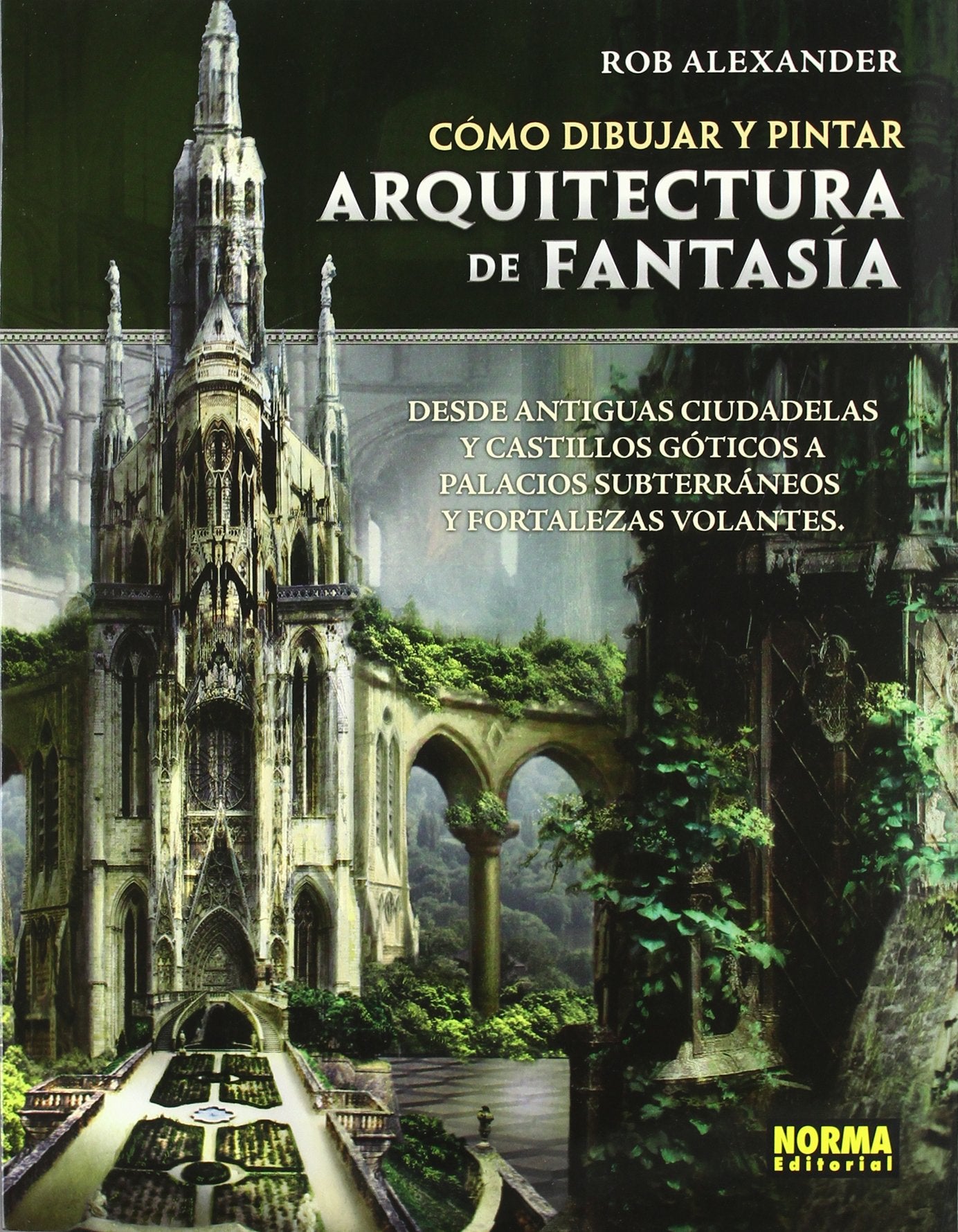 Cómo dibujar y pintar arquitectura de fantasía Manga