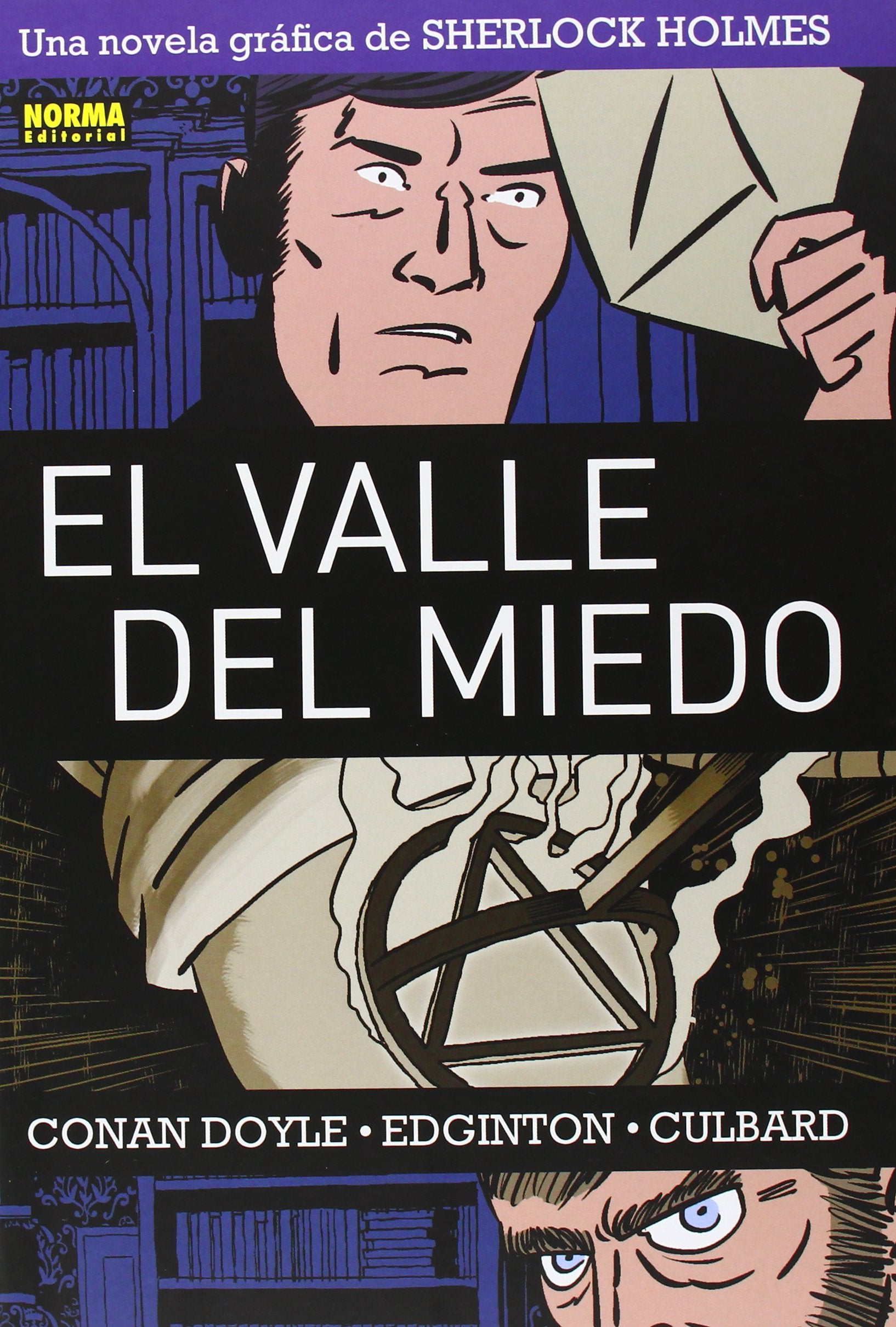 Sherlock Holmes 4, El valle del miedo (CÓMIC USA, Band 4) Manga