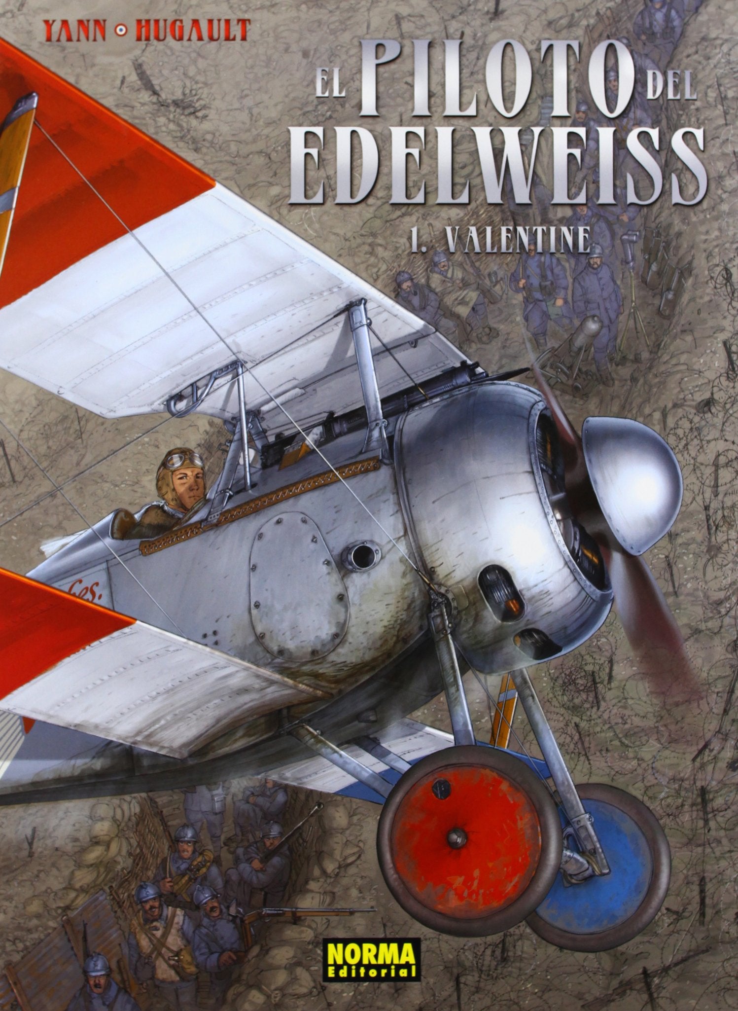 El piloto del Edelweiss 1, Valentine (CÓMIC EUROPEO) Manga