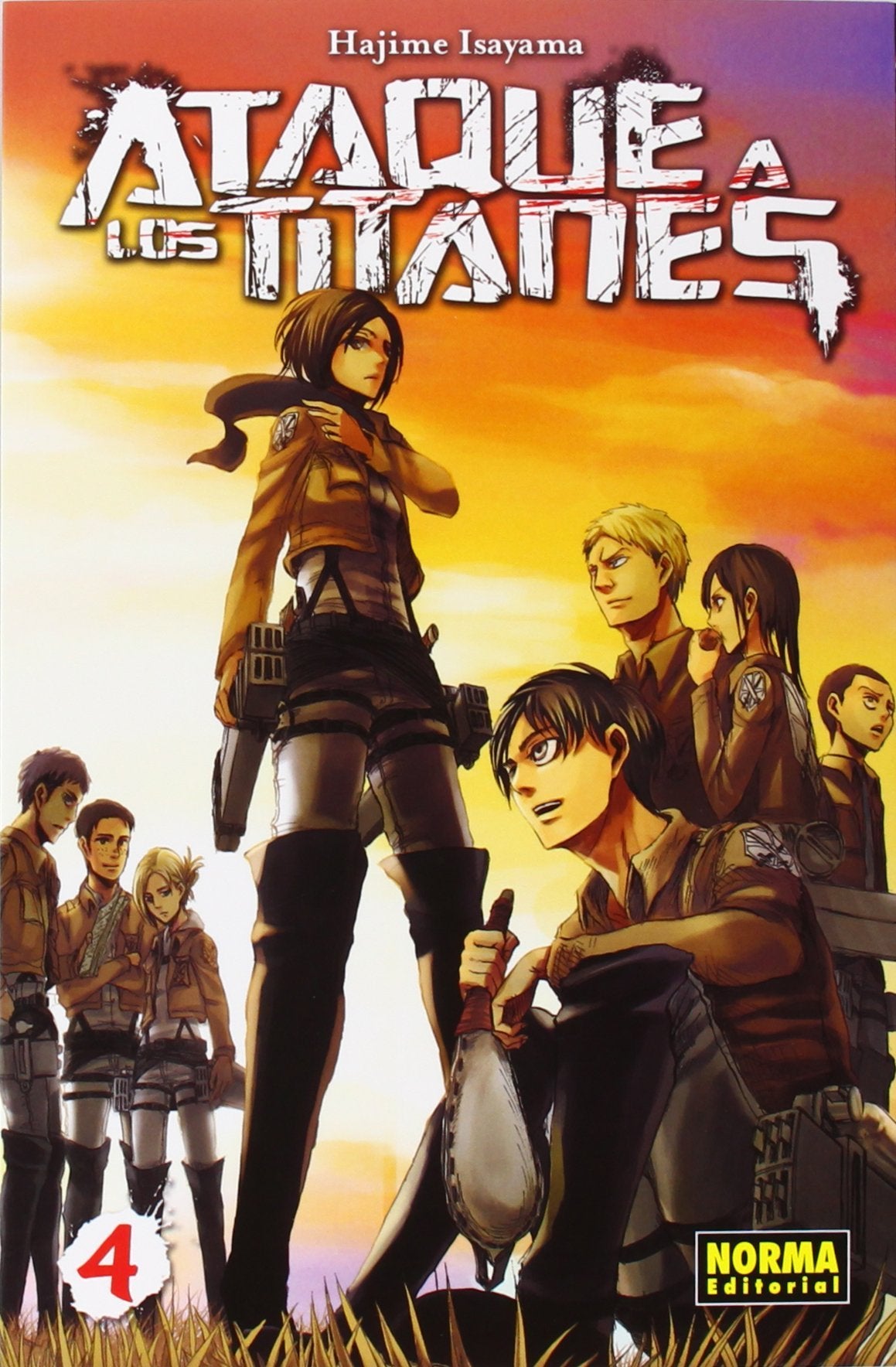 Ataque a los titanes 4 (CÓMIC MANGA, Band 4) Manga