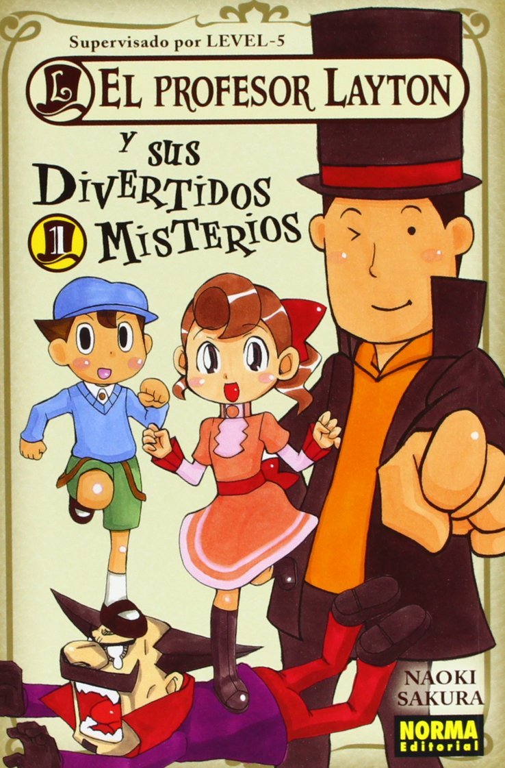 El profesor Layton y sus divertidos misterios vol. 1 (CÓMIC MANGA) Manga