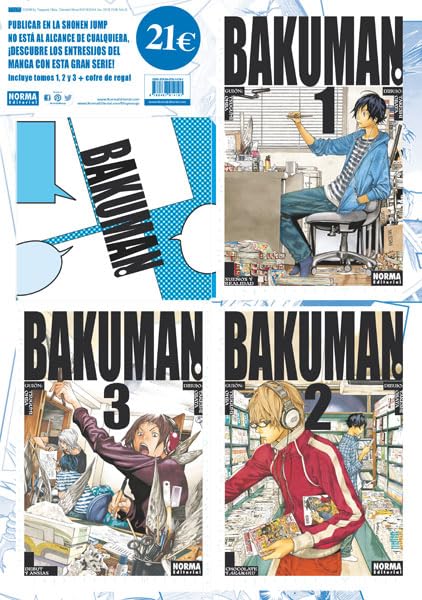 PACK ESPECIAL BAKUMAN. VOLS. 1, 2 Y 3 CON COFRE book