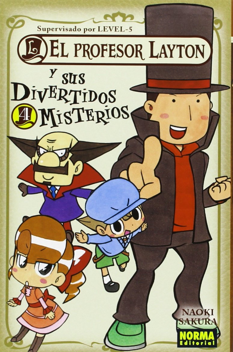 El profesor Layton y sus divertidos misterios 4 (CÓMIC MANGA) Manga