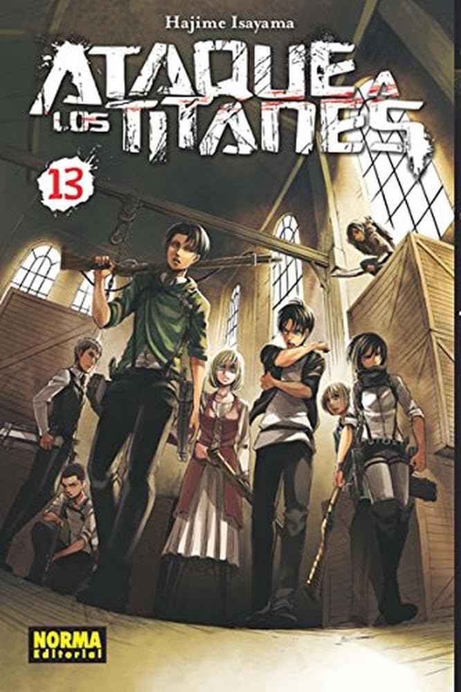 Ataque a los titanes 13 Manga