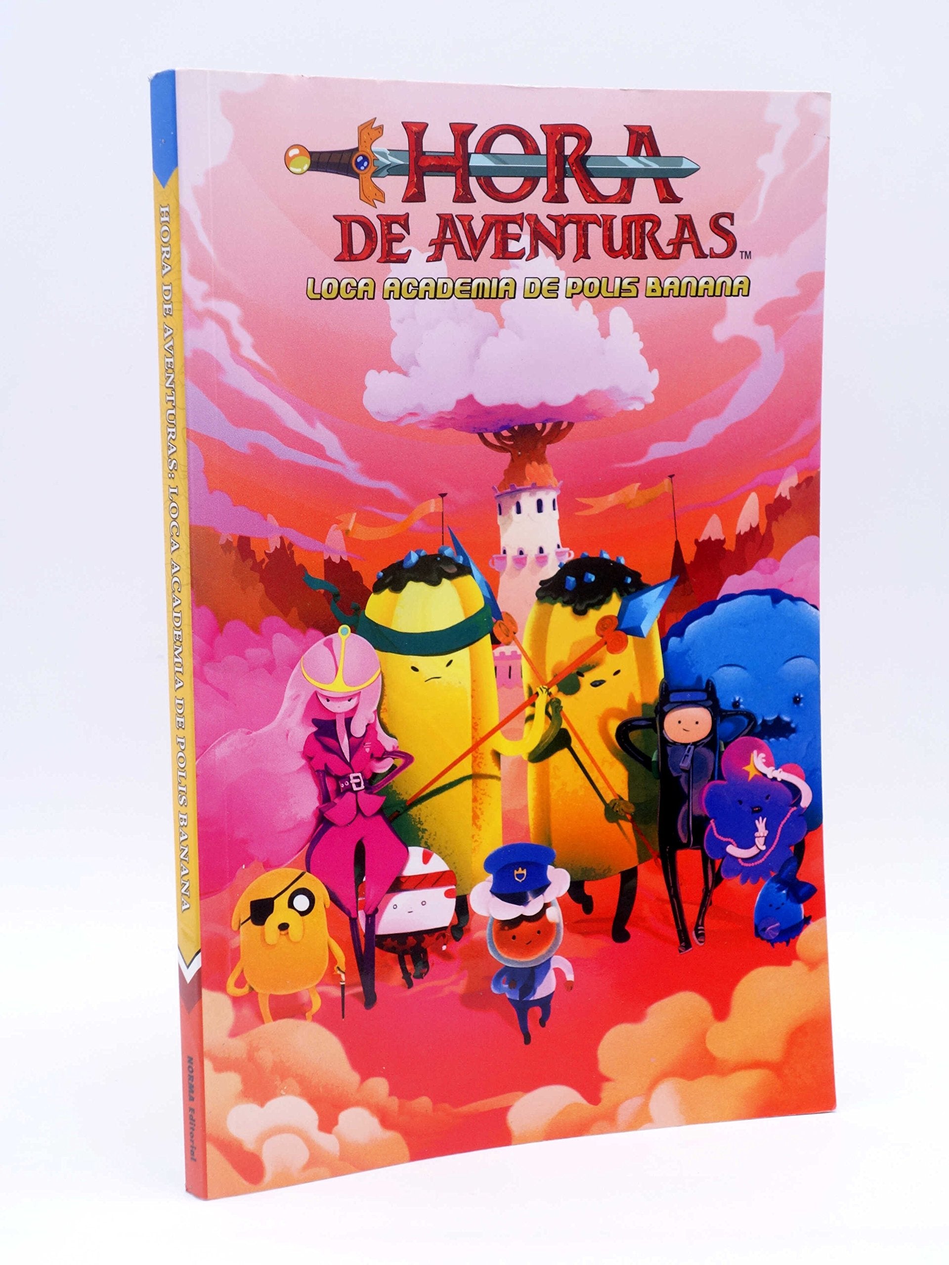 HORA DE AVENTURAS:: LOCA ACADEMIA DE POLIS BANANA book
